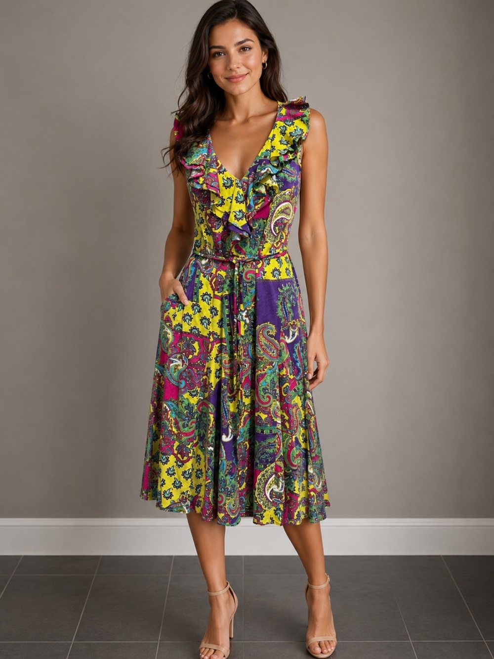 Ralph Lauren Ruffle Dress